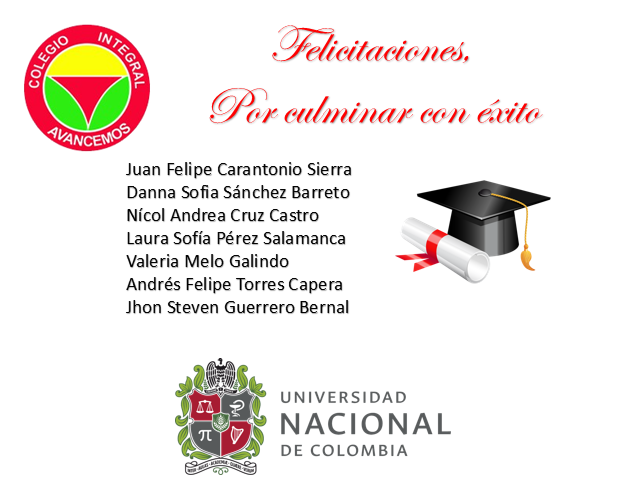 Admisiones Universidad Nacional 2023