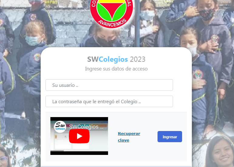 Guía para ingresar a la plataforma del Colegio